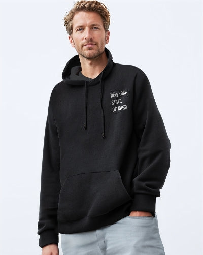 Three-Panel Fleece Hoodie